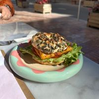 Egg bagel sandwich   at Morning People in Marbella