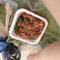 Kale salad, a-ma-zing! at eeetwell  in Gozo