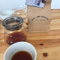 Wonderful coffee at Surf Shop Roastery in Hamburg