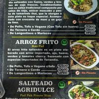 3 of the 5 main dishes at Khaosan Thai Food Mendoza in Mendoza