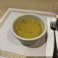 lentil dahl soup (complimentary)  at Himalayan Grill  in San Diego