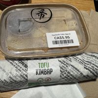 Agedashi Tofu and Tofu Kimbap - Vegan  at Kibo Sushi House Market - Union Station in Toronto