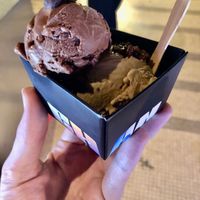 Chocolate and coffee tub
 at Licky Chan @ RexKL in Kuala Lumpur