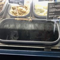 Black sesame ice cream at Licky Chan @ RexKL in Kuala Lumpur