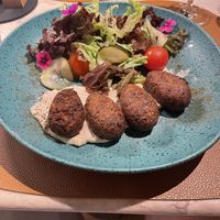 Falafel and salad  at Horta in Funchal