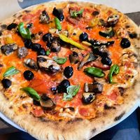 Vegan Pizza at MediTerra in Papenburg