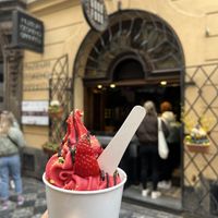   at Little Chimney Gelato & Bakery in Prague