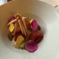 Dessert course…no words…looks amazing, tasted better, such attention even to textures…  at Vanderlyle in Petersfield