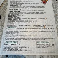 Menu at North Park Beer Co in San Diego