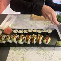 California vegan wakame rolls/ avocado hosomaki  at Formula Sushi in Milan