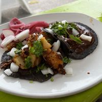 tacos!  at Vegano Mexicano in Portland