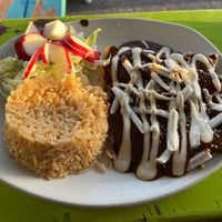 Enmolada  at Vegano Mexicano in Portland