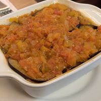 🍆🍌 Eggplant and Plantain Parmigiana - 35k at Life is Good Cartagena in Bolivar