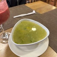 Andean soup  at Life is Good Cartagena in Bolivar