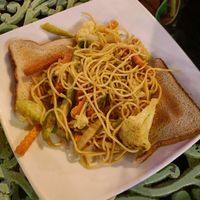 Pasta at El Patio de Tortuguero in Tortuguero