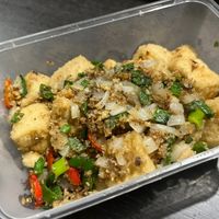 Salt and pepper tofu  at Golden Boat Chinese Restaurant in Cairns