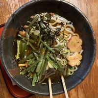Vegan Udon  at Ogura Cha-Ya in Kyoto