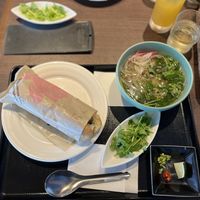 Bahn mi and pho set lunch (vegan)  at Nha Viet Nam - Kyoto in Kyoto