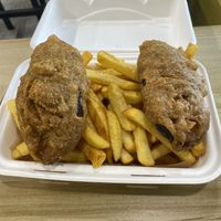 Phish and chips   at Gorilla Kitchen - Civic in Auckland