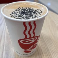 Black sesame and gonger hot caffe  at Pacific Coffee (TKO Spot) - 太平洋咖啡 (尚德廣場店) in New Territories