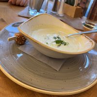 Brunnenkressesuppe (seasonal)  at Euler Landgasthof - Neuschönau in Neuschoenau
