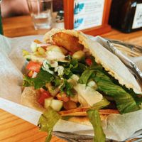 Falafel sandwich   at Falafel Bar in Manuel Antonio