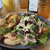 Falaffel plate with salad  at Falafel Bar in Manuel Antonio