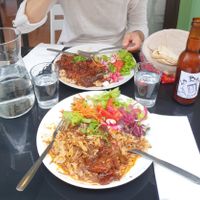 Plat du jour at Lion et Papillon in Tours