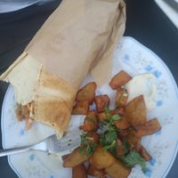 Sandwich seitan et batata at Lion et Papillon in Tours