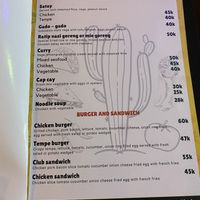 Menu options can be made vegan.  at The Ratip Specialty Coffee & Food in Lembongan