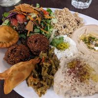 Vegetarian platter at Le Levant in Marseille