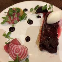 Beetroot starter  at The Quill And Scholar in Lichfield