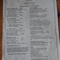 Menu at Town End Farm Shop in Skipton