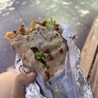 So full the wrap split open  at The Kebab Shop in San Diego