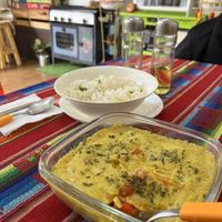 Best lasagne ever!  at Ayni Cacaoteria Cultural in Sucre