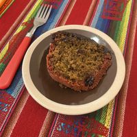 Delicious dessert 👌  at Ayni Cacaoteria Cultural in Sucre