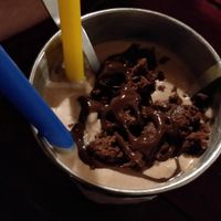 PB-brownie milkshake (million calories, worth it) at Brunch de Salento in Salento