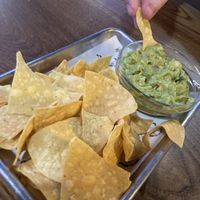 Chips and guacamolee  at Tipsy Putt in Monterey