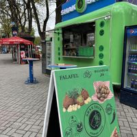 Falafel displayed prominently  at Shak Shuk Arabian Food - Maybe closed in Tashkent