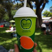 Decent size cup at Juice Station in Bayswater