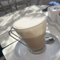Cappuccino mit Sojamilch ☕️  at Regina di Coni in Olbia