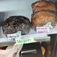 Chocolate loaf and strawberry loaff  at Gateau de Henry in Vancouver