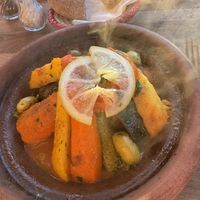 Tajin vegan  at Zaman Food in Marrakech