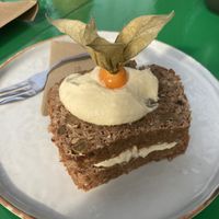 Vegan worteltaart  at Noorderlicht in Amsterdam