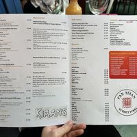 Menu  at Kiaan's in South West London