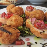 Tofu arancini 😋 at The Pickled Palm - Puerta del Sol in Fuerteventura