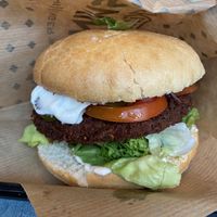 Chilli Burger  at Swing Kitchen in Zurich