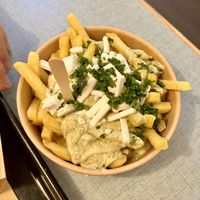 Greek fries  at Swing Kitchen in Zurich