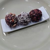 Decadent truffles. We were so full we took them along on our day out at Salisbury House at Bethany Beach in Frankford