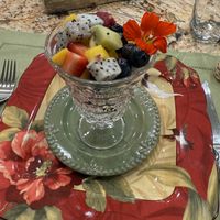 Fruit saladd  at Salisbury House at Bethany Beach in Frankford